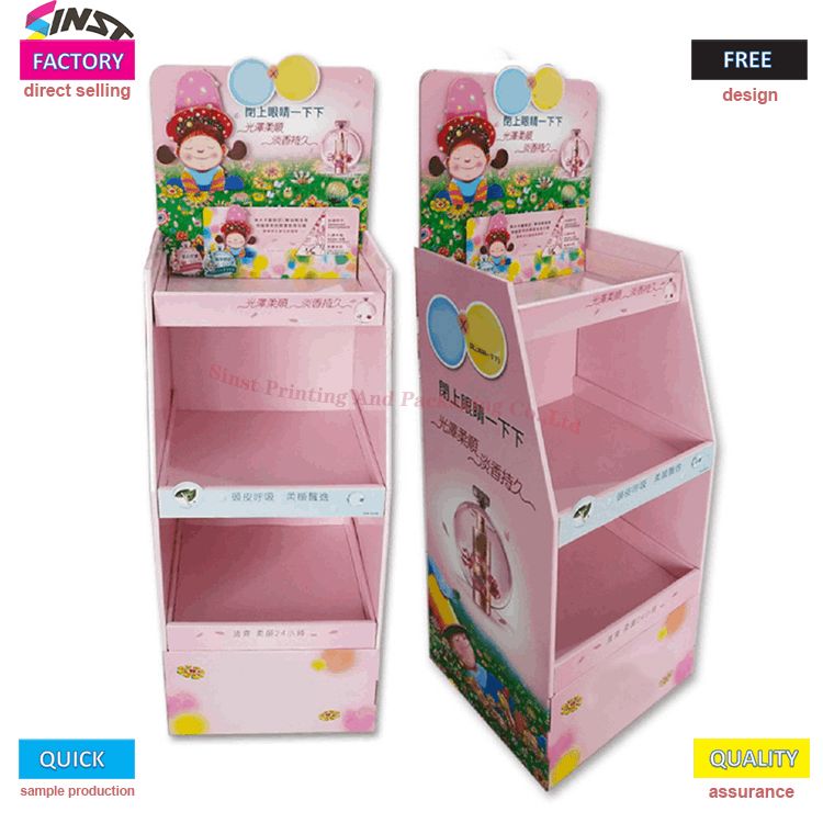 cosmetic cardboard display stand